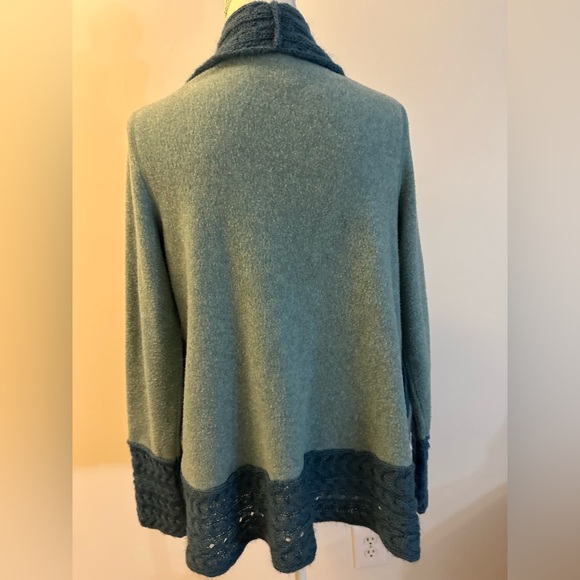 Anthropologie Knitted and Knotted Open Front Cardigan Jacket L EUC - Picture 11 of 15